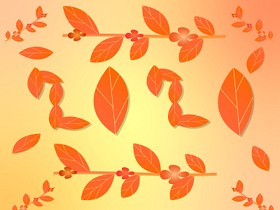 Autumn 2020 cartoon chilly design designer food graphicdesign illustration illustrator mood nature orange red seasons shiny summer tasty trees weather
