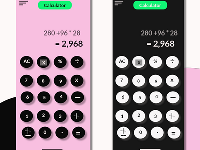 UI DESIGN OF A CALCULATOR