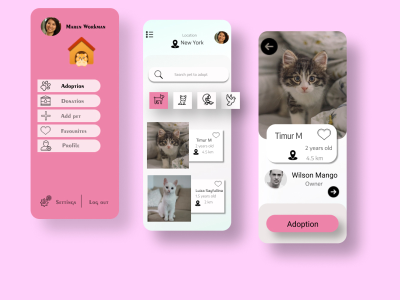 Pet App Design by Somali Pattjoshi on Dribbble