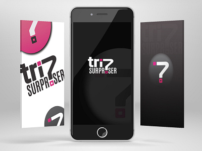 Trip Surpriser Logo & App loading screens app graphic design mobile design ui