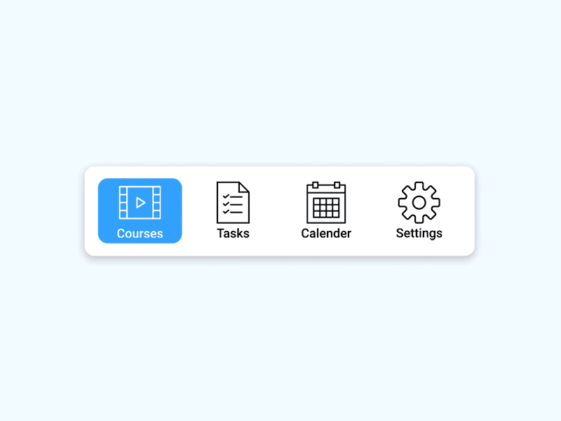 Navigation Bar Animation by felix curbbun on Dribbble