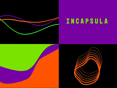 INCAPSULA Grid aftereffects animation art branding colorfull composition design graphics grid lines logo loop motion motion graphics movement music performances rhytm sond waves