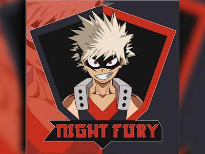 Gaming Logo animelogo anime bakugo gaminglogo gamingmascot