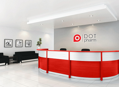 Dot Pharm Brand Identity Design brand identity branding hospital logo design medical app medicine round logo