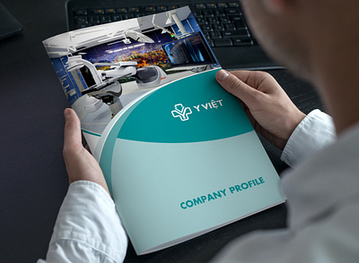 Y Viet Company Profile annual report brochure company profile design layout design medical simplify