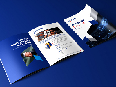 Raycom Company Profile 4.0 annual report branding brochure company profile design layout design technology