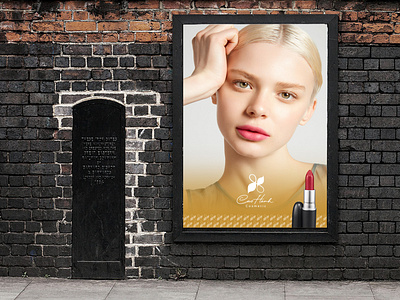 Cao Hanh Cosmetic Brand Identity design branding cosmetic lip logo design poster