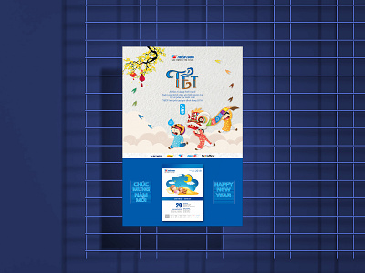 Thien Long Calendar Design calendar childrens illustration illustration