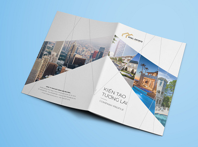 Template Company Profile Real Estate, Construct annual report brochure design company profile contruction real estate