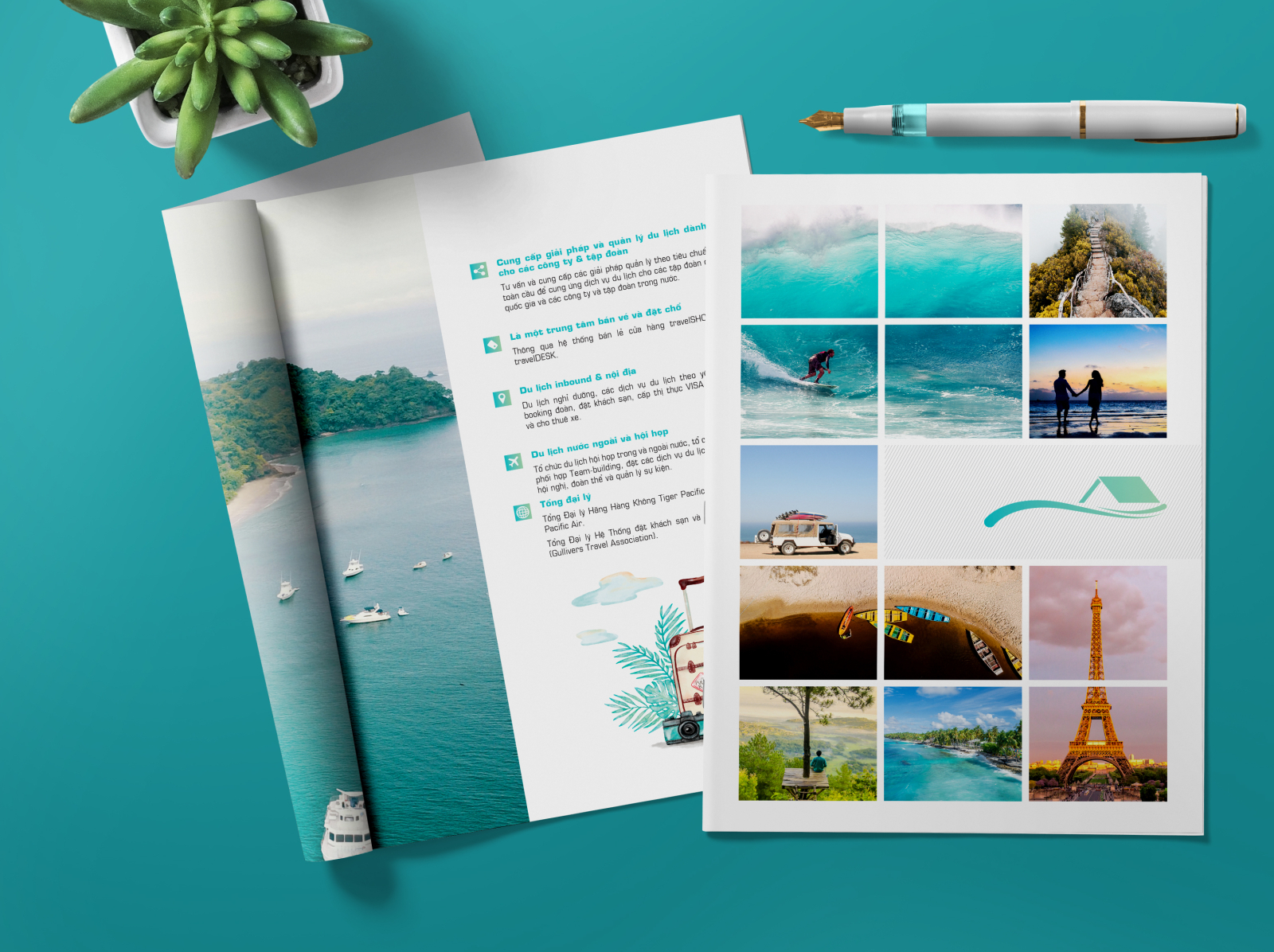 Template Company Profile Travel And Tours by Vien Nguyen on Dribbble
