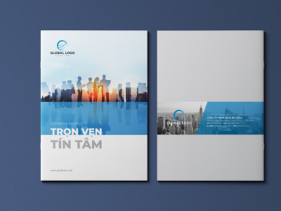 Template Company Profile annual report branding brochure design catalog page company profile design layout design