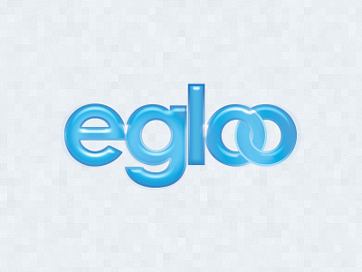 Egloo blue brand bubble cool illustrator logo logo type name reflection type vector white