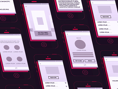 Wireframes mobile ui ux vector wireframes