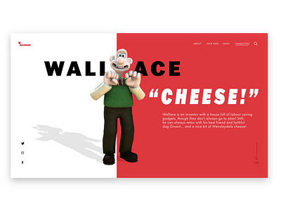 Aardman website redesign animation design redesign ui ui design web design