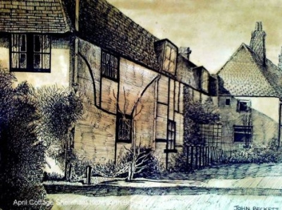 April Cottage illustration