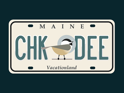 Maine License Plate Warm up