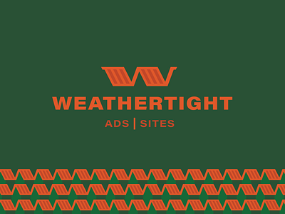 Weathertight Logo branding branding agency design house lettermark logo marketing minimal roof w