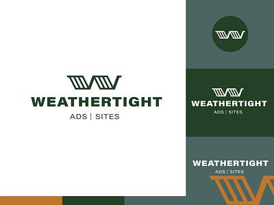 Weathertight Final Branding branding branding and identity contractor design homebuilder house logo marketing minimal roof type typeography w