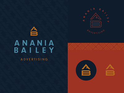 Anania Bailey Branding advertising badge brand mark branding design icon logo marketing modern pattern simple typeography