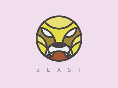 Beast illustration logo vector