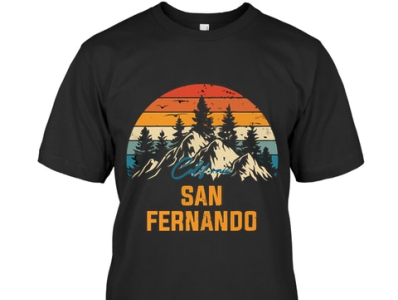 I Love San Fernando California Retro Vintage