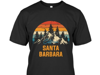 Santa Barbara California Retro Vintage Shirt