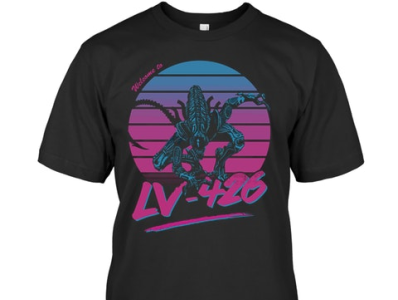 Mens Aliens Lv-426 Official Fashion T-Shirts 