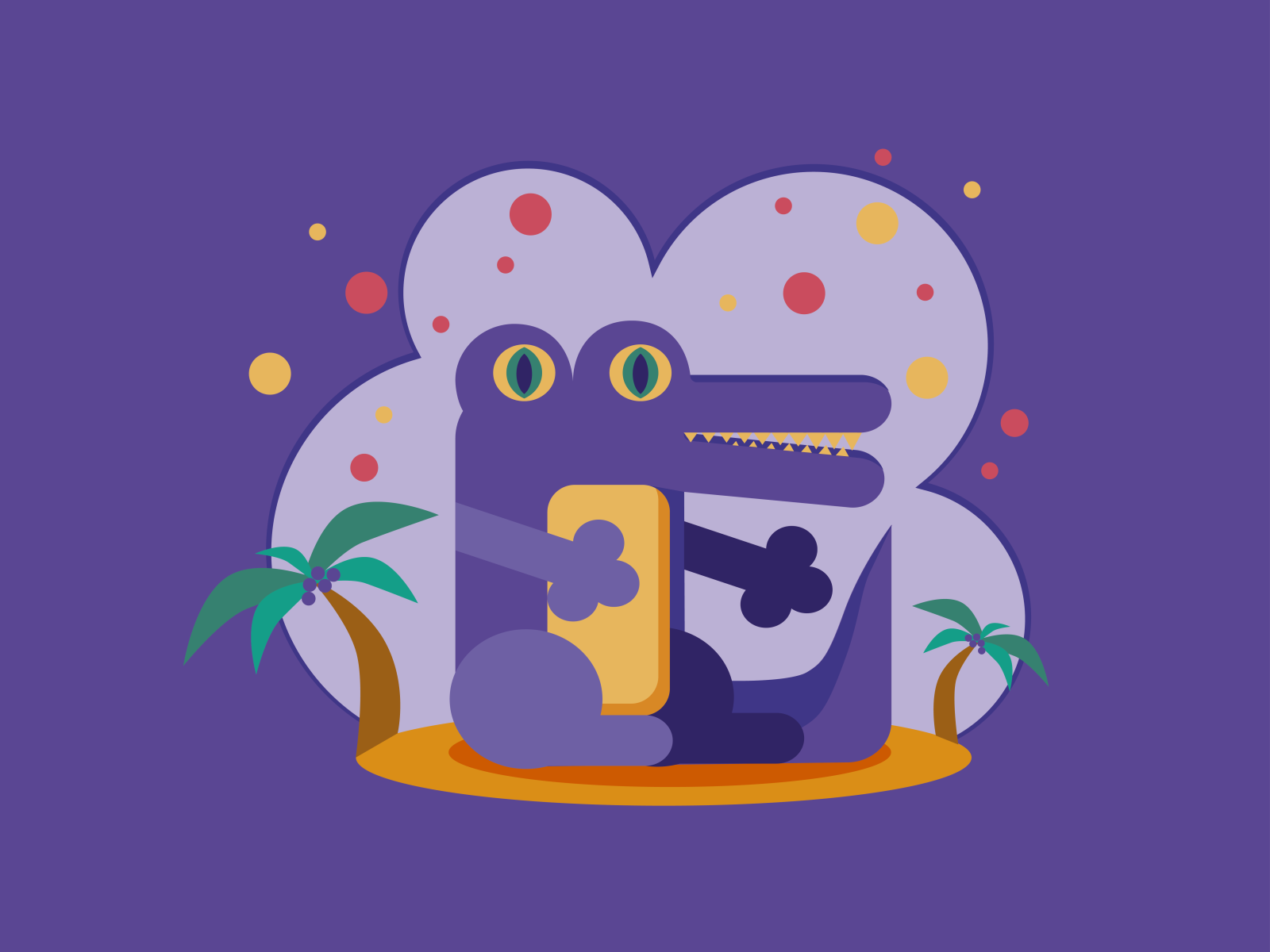 Croco by Olga on Dribbble