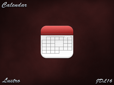 Calendar 4 4s 4th apple calendar date gen generation icon iphone ipod red touch winterboard