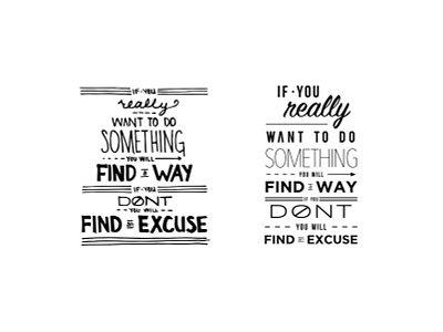 You Will Find A Way handletter handlettering typography