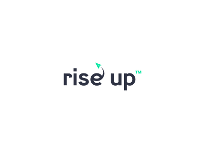 rise up branding design flat graphic design icon illustration illustrator logo minimal vector