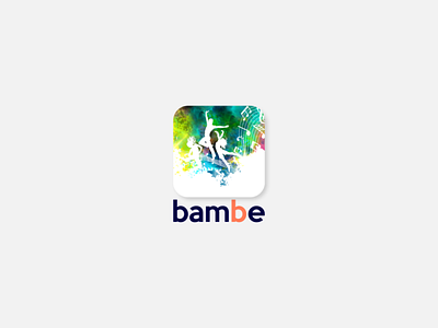 bambe app branding design flat icon illustration illustrator logo minimal vector