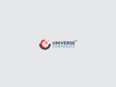 universe branding design flat graphic design icon illustration illustrator logo minimal vector