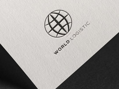 Branding branding design identity logistic logo paper