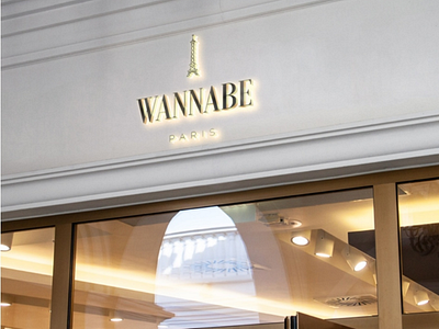 Wannabe paris logo vitrine