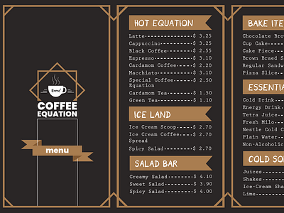 MENU USD Coffee Equation