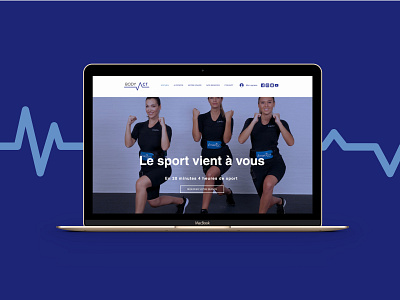 BODY ACT - Fitness and electrostimulation design ui web website