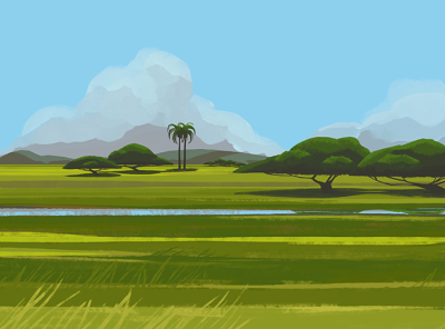 Llanos | Background Design animation background design illustration visual development