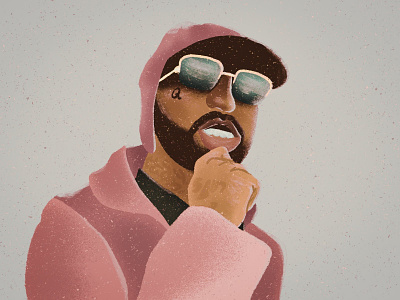 Schoolboy Q hiphop illustration illustrator ipad music portrait procreate q rap rapper schoolboy tde texture