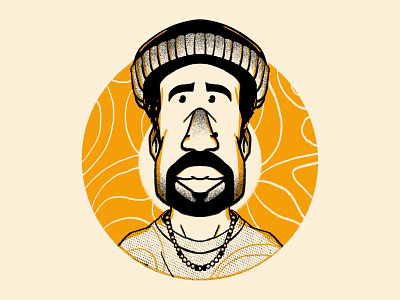 André 3000 andre 3000 design hiphop illustration music outkast procreate rap texture