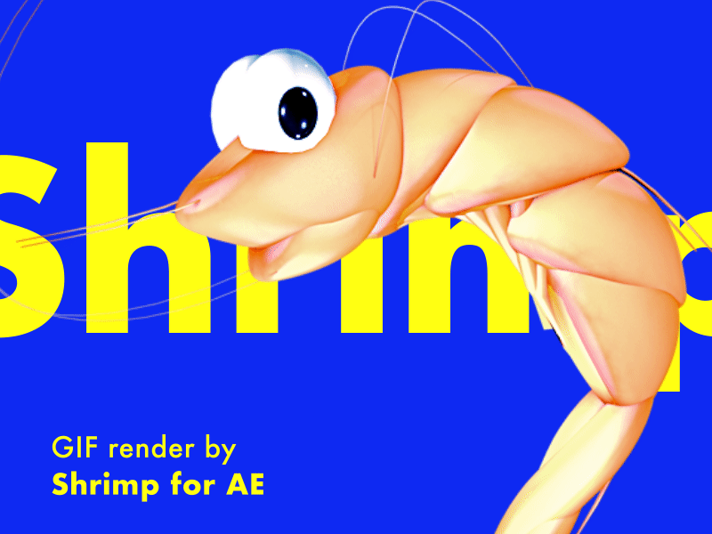 Shrimp's Back! 3d after effects aftereffects aftereffets animation automation c4d cinema 4d