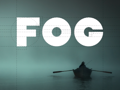 Fog Logo Development boat construction f fog g illustrator lettering logo o