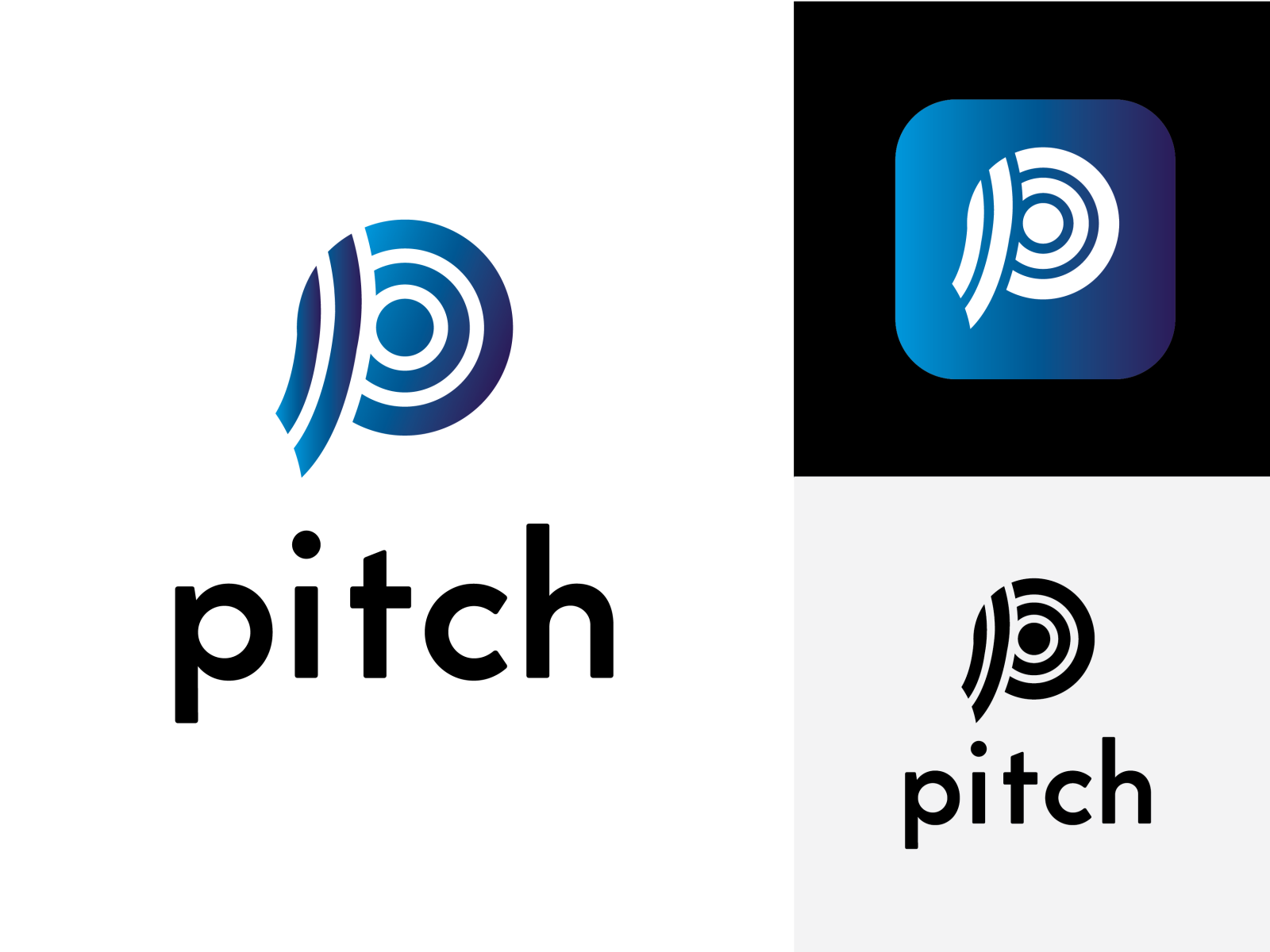 Pitch Logo by Sabrena Rowbotham on Dribbble