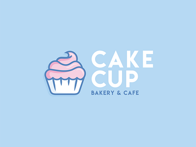 Cake Cup Logo cupcake cupcake logo dailylogochallenge design logo vector