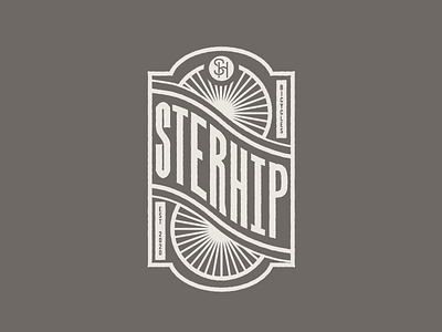 Sterhip Bicycles Logo bicycle shop bicycles dailylogochallenge logo vintage vintage logo