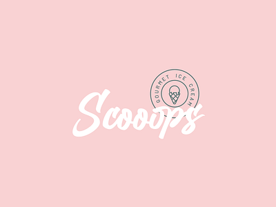 Scooops Logo dailylogochallenge design ice cream ice cream logo ice cream shop logo logodesign vector