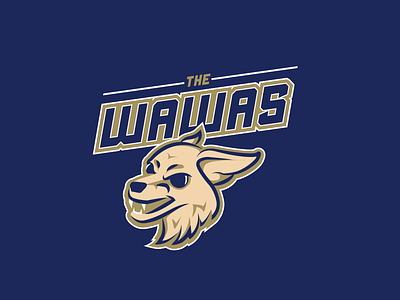 Wawas Logo chihuahua dailylogochallenge design illustraion logo logodesign sport team sports logo vector