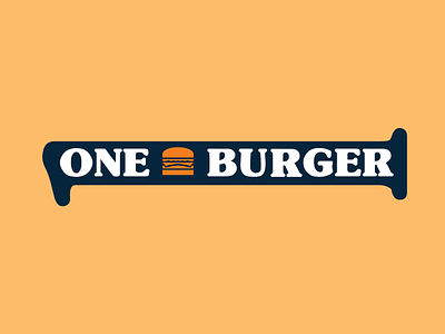 Burger Joint Logo burger burger logo dailylogochallenge design logo logodesign one burger vector