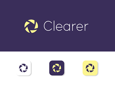 Clearer logo app camera dailylogochallenge design icon logo logodesign photography vector