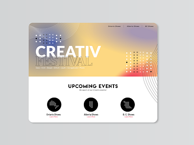 Creativ Festival Website Design